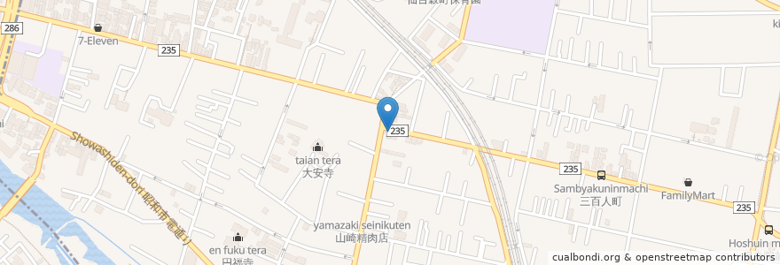 Mapa de ubicacion de スナック三日月 en Japón, Prefectura De Miyagi, 仙台市, 若林区.