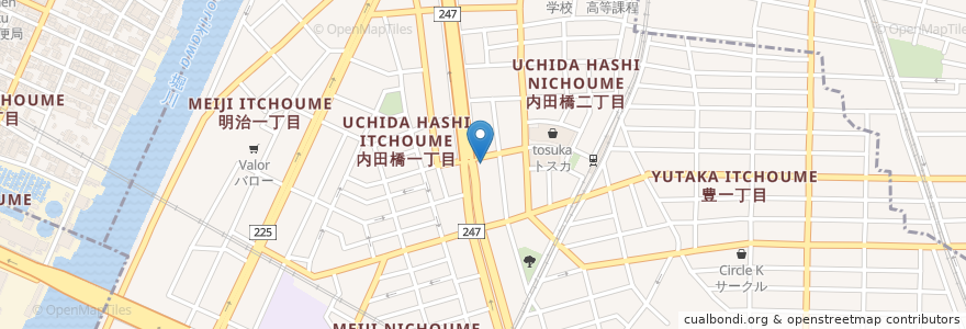Mapa de ubicacion de ラーメン福 en Japan, 愛知県, Nagoya.
