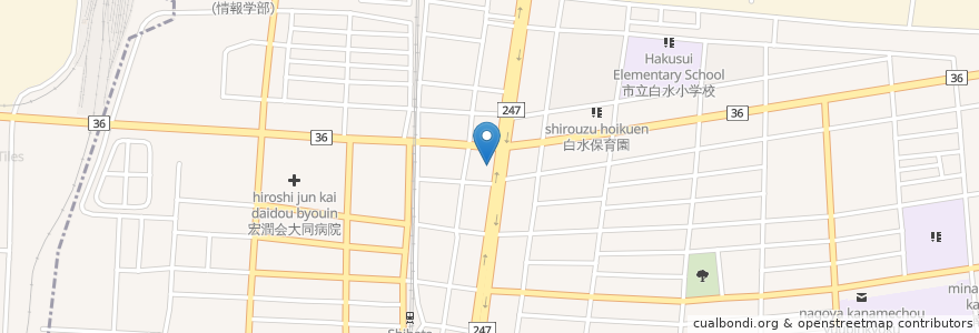 Mapa de ubicacion de 小島歯科 en Japão, 愛知県, Nagoia, 南区.