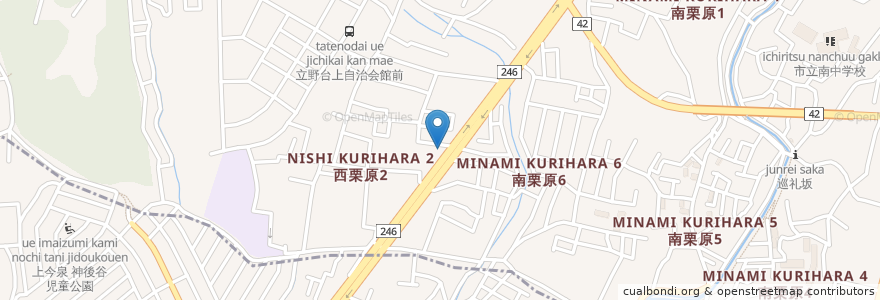 Mapa de ubicacion de 吉野家 en 日本, 神奈川県, 海老名市.