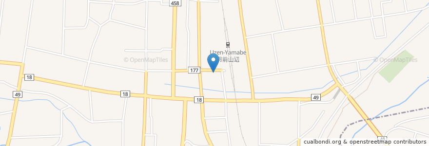 Mapa de ubicacion de かくほん食堂 en Japan, Yamagata Prefecture, Higashimurayama County, Yamanobe.