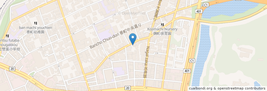 Mapa de ubicacion de 小諸そば en Japonya, 東京都, 千代田区.