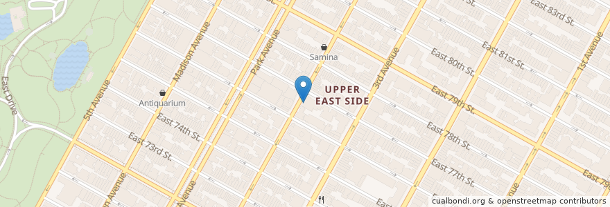 Mapa de ubicacion de Duane Reade en Amerika Birleşik Devletleri, New York, New York, New York County, Manhattan, Manhattan Community Board 8.
