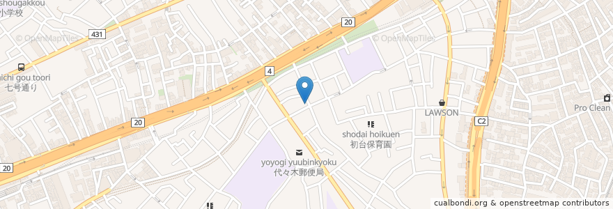 Mapa de ubicacion de たはらレディースクリニック en Japonya, 東京都, 渋谷区.