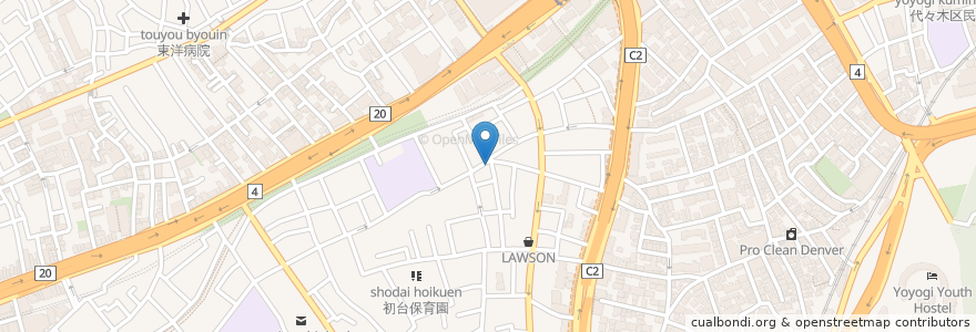 Mapa de ubicacion de クオール薬局 en Japon, Tokyo, 渋谷区.