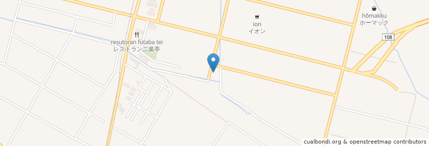 Mapa de ubicacion de 一迫眼科 en 日本, 宮城県, 大崎市.