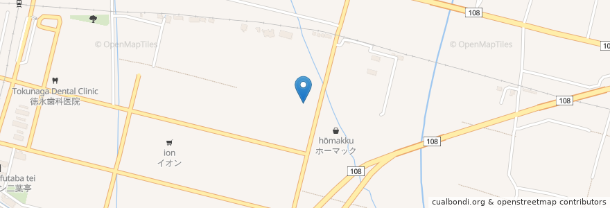 Mapa de ubicacion de ツルハドラッグ 古川東店 en Jepun, 宮城県, 大崎市.