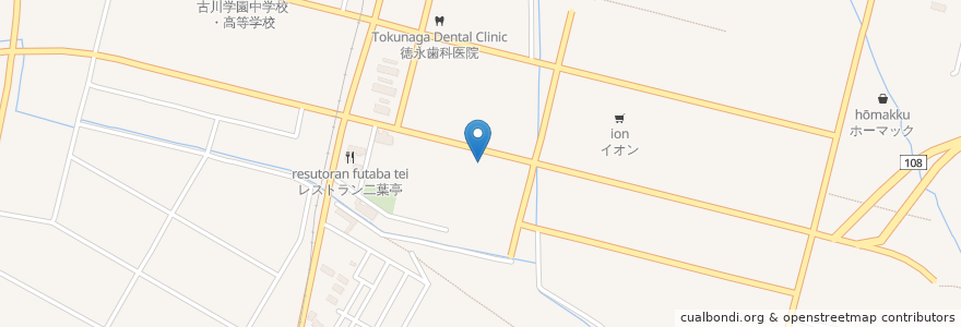 Mapa de ubicacion de わんや産婦人科医院 en Japonya, 宮城県, 大崎市.