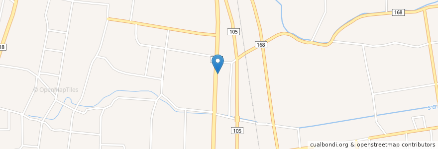 Mapa de ubicacion de 十の蔵Cafe en 日本, 山形県, 東村山郡, 山辺町.