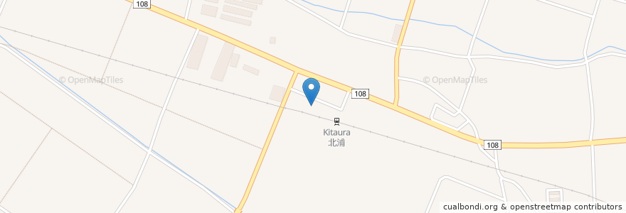 Mapa de ubicacion de 北浦コミュニティセンター en Japan, 宮城県, 遠田郡, 美里町.