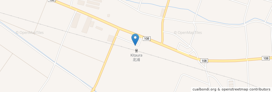 Mapa de ubicacion de げんこつ屋 小牛田店 en Japão, 宮城県, 遠田郡, 美里町.
