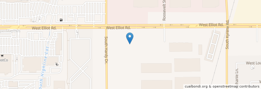Mapa de ubicacion de Lamson College en Vereinigte Staaten Von Amerika, Arizona, Maricopa County, Tempe.