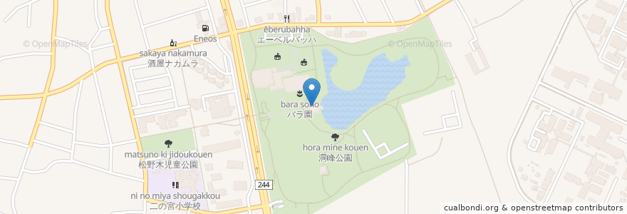 Mapa de ubicacion de Hidamari en 日本, 茨城県, 筑波市.