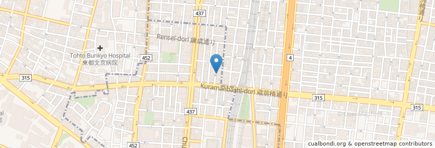Mapa de ubicacion de 占いcafe en 일본, 도쿄도.