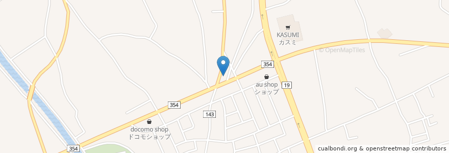 Mapa de ubicacion de 谷田部診療所 en Japão, 茨城県, つくば市.