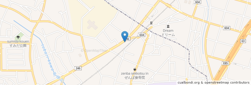 Mapa de ubicacion de おんどり en Japão, 神奈川県, 厚木市.