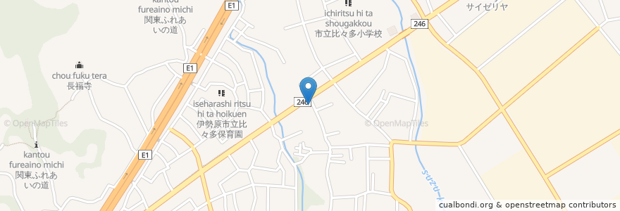 Mapa de ubicacion de オロチョンラーメン利しり en Japão, 神奈川県, 伊勢原市.