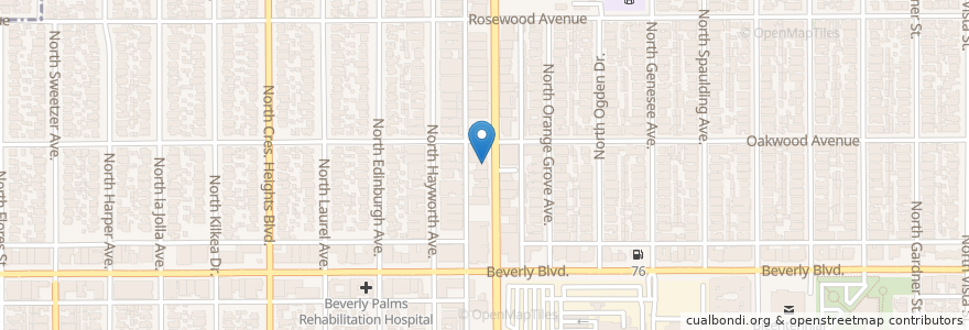 Mapa de ubicacion de Sunshine Pharmacy en Amerika Syarikat, California, Los Angeles County, Los Angeles.