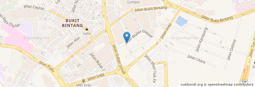 Mapa de ubicacion de Restoran Ameen en Malaisie, Selangor, Kuala Lumpur.