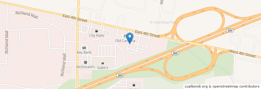 Mapa de ubicacion de Avita Walk-In Clinic en الولايات المتّحدة الأمريكيّة, أوهايو, Richland County, Springfield Township, Ontario.
