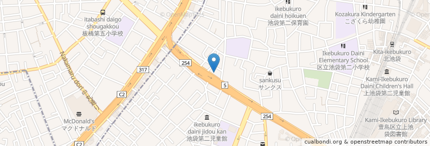 Mapa de ubicacion de 大川クリニック en Japan, Tokyo, Toshima.
