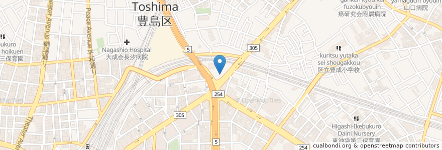 Mapa de ubicacion de LAPLACE en 日本, 東京都, 豊島区.