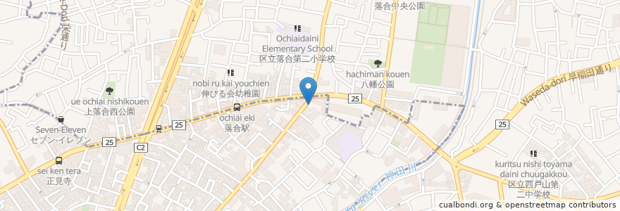 Mapa de ubicacion de ニューカリカ en Japan, Tokio, 中野区, 新宿区.
