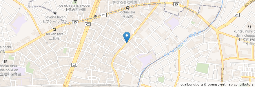 Mapa de ubicacion de BuBu en Japon, Tokyo, 中野区.