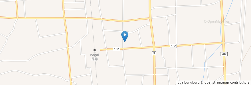 Mapa de ubicacion de 未知の夢蔵 en 일본, 야마가타현, 長井市.