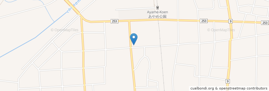 Mapa de ubicacion de 藤よし en Japan, Präfektur Yamagata, 長井市.