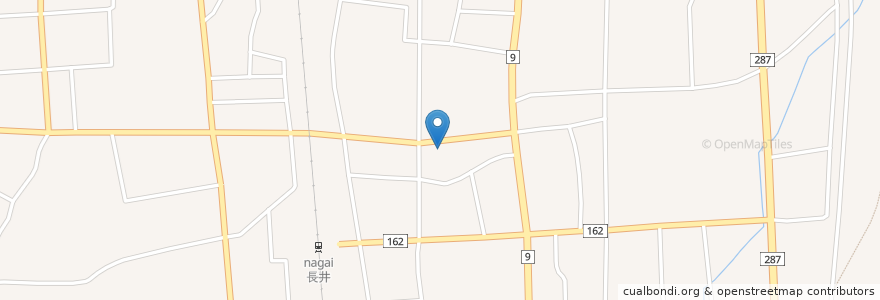 Mapa de ubicacion de 近藤皮膚科クリニック en Japan, Präfektur Yamagata, 長井市.