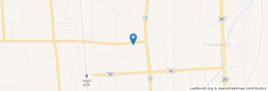 Mapa de ubicacion de 米沢信用金庫 長井支店 en 日本, 山形県, 長井市.