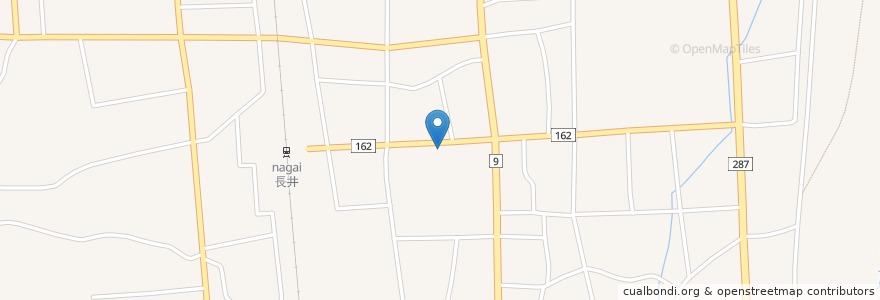 Mapa de ubicacion de あやめ薬局 駅前店 en 日本, 山形県, 長井市.