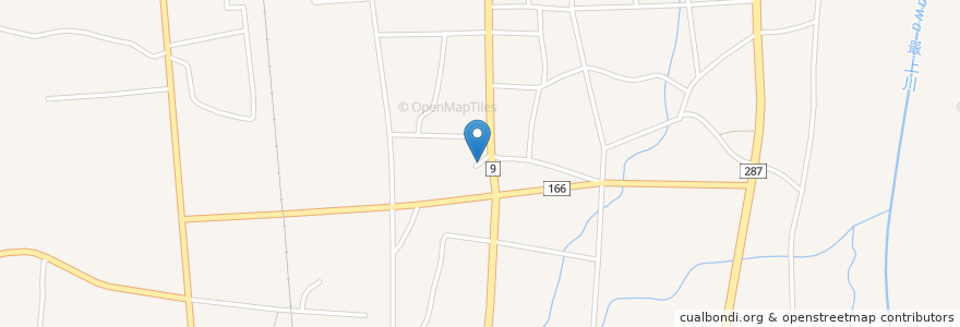Mapa de ubicacion de 昭和ホルモン亭 長井店 en 日本, 山形県, 長井市.