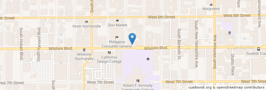 Mapa de ubicacion de Boos en Amerika Birleşik Devletleri, Kaliforniya, Los Angeles County, Los Angeles.