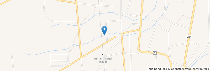 Mapa de ubicacion de スナックつれづれ en اليابان, 山形県, 長井市.