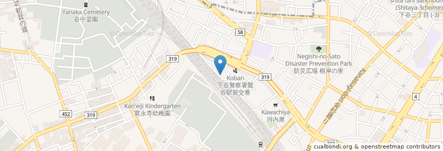 Mapa de ubicacion de コヤドホテル en Япония, Токио, Тайто.