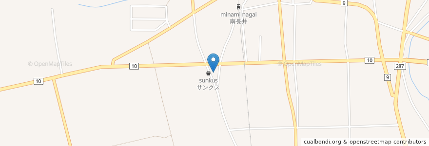 Mapa de ubicacion de 西原歯科医院 en اليابان, 山形県, 長井市.