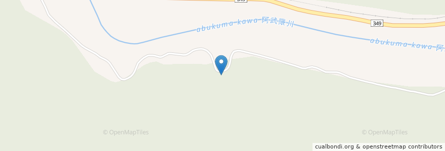 Mapa de ubicacion de 百合沢弁財天不動尊 en Giappone, 宮城県, 伊具郡, 丸森町.