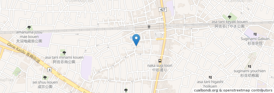 Mapa de ubicacion de やきとん　いっぽ en اليابان, 東京都, 杉並区.