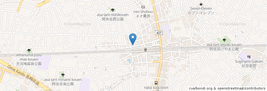 Mapa de ubicacion de MUSIC&BAR en Giappone, Tokyo, 杉並区.