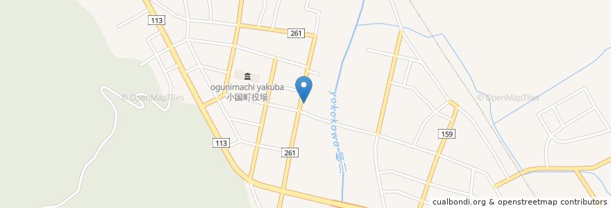 Mapa de ubicacion de 藤よし en Japão, 山形県, 西置賜郡, 小国町.