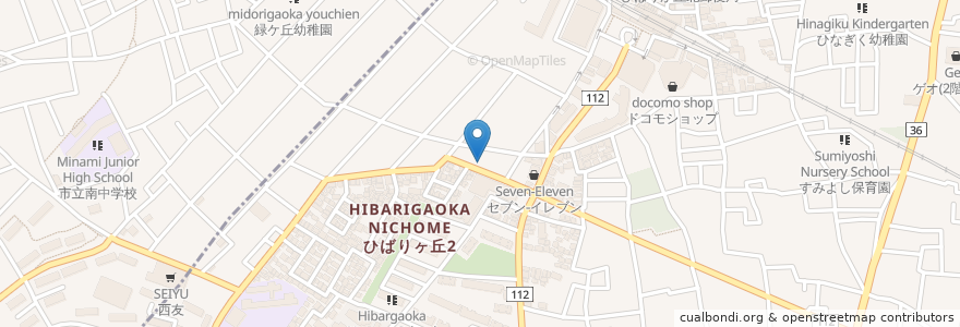 Mapa de ubicacion de じゅーじゅー en Japão, Tóquio.