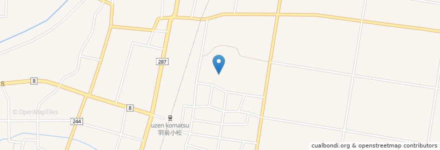 Mapa de ubicacion de フレンドリープラザ en 日本, 山形県, 東置賜郡, 川西町.