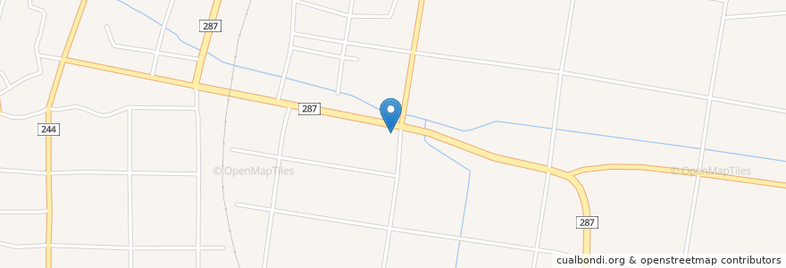 Mapa de ubicacion de ツルハドラッグ 川西店 en 日本, 山形県, 東置賜郡, 川西町.