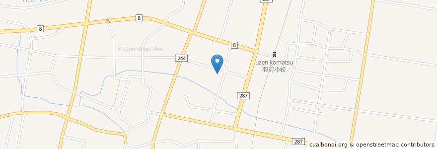 Mapa de ubicacion de 常念寺 en Japon, Préfecture De Yamagata, 東置賜郡, 川西町.