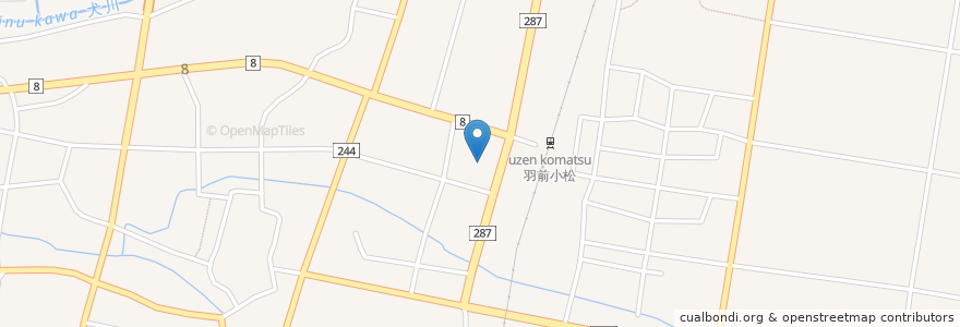 Mapa de ubicacion de JA山形おきたま 川西支店 en Giappone, Prefettura Di Yamagata, 東置賜郡, 川西町.