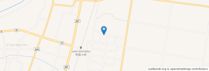 Mapa de ubicacion de 四季の味 山里菜 en Giappone, Prefettura Di Yamagata, 東置賜郡, 川西町.