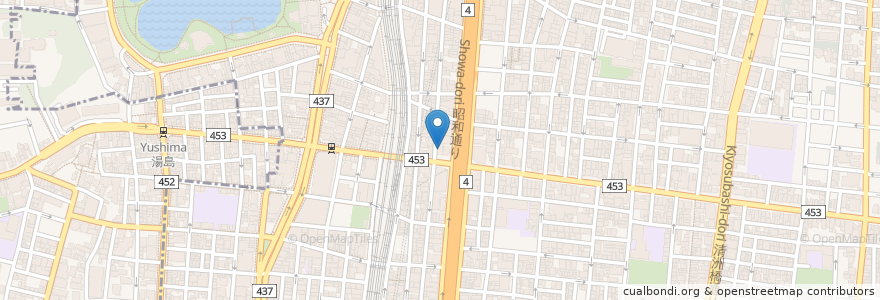 Mapa de ubicacion de 三菱UFJ銀行 en Japan, Tokio, 台東区.
