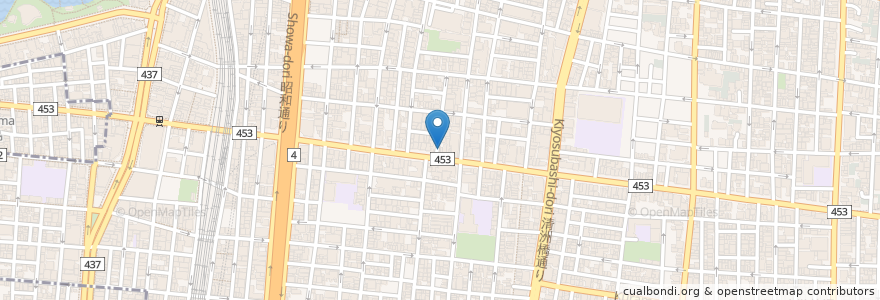 Mapa de ubicacion de きたしろ歯科 en Japonya, 東京都, 台東区.